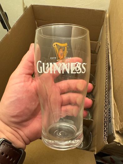 24x Guinness Glasses