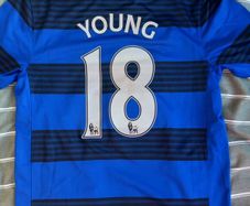 Ashley Young man utd away jersey