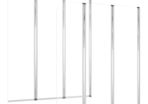 Bath Enclosures 2 pcs 104x130 cm Tempered Glass Transparent