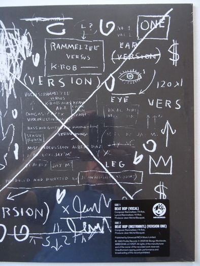 Jean Michel Basquiat art cover vinyl L.P