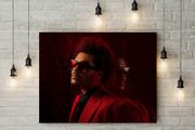 The weeknd singer printed picture on pvc foamex board