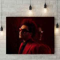 The weeknd singer printed picture on pvc foamex board