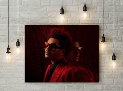 The weeknd singer printed picture on pvc foamex board