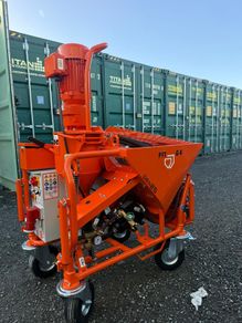 Plastering machine