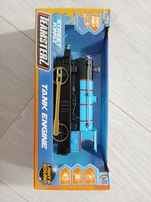 New  blue and black Teamsterz Street Kingz Tank Engine diecast toy train ]