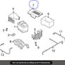 Audi Q , VW VAG battery cover part no 3C0-915-443-A Image 2