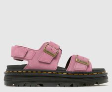 Dr Marten Pink Suede Sandal
