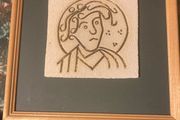 Irish artwork tile framed free postage