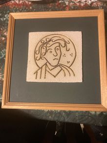 Irish artwork tile framed free postage