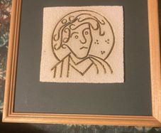 Irish artwork tile framed free postage