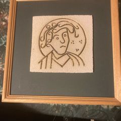 Irish artwork tile framed free postage