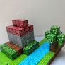 208 Pcs Magnetic Building Block Cubes  Minecraft Image 9