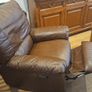 Brown Leather Sofa Set of 3x Image 4