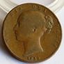 1839 Victoria Farthing Copper Image 2