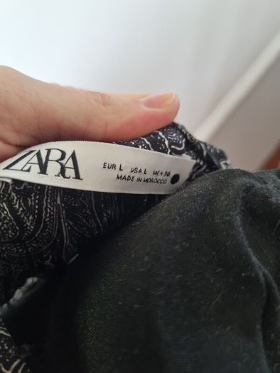 Zara silver/grey maxi