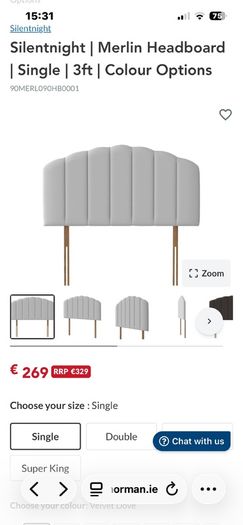 single headboard