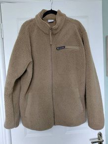 Mens Columbia zip up fleece