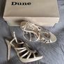 Dune White Crystal Diamente Stilettos Size 5 Image 3