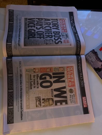 Final copy of The news of the world July 10th 2011
