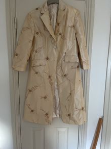 Handmade silk coat