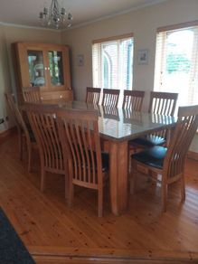 Dining Table & 10 chairs