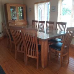 Dining Table & 10 chairs