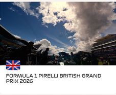 F1 British GP ticket 3 day Grandstand