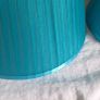 Two Torquoise Blue Pendant Ceiling  Light Shades Image 6