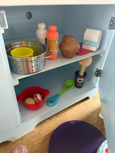 Tidlo Wooden Play Kitchen & Large Accessories Bundle