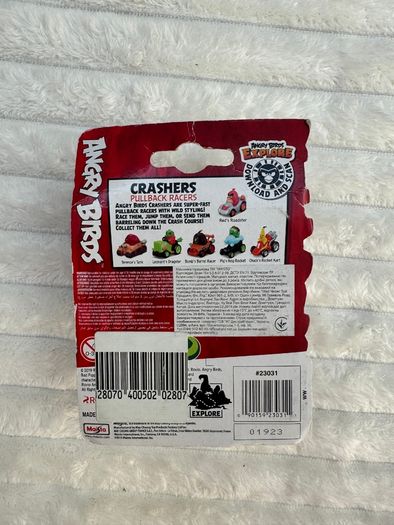 Angry Birds Crasher Pullback Racer Bomb's Barrell Racer Damaged Box Please see photos