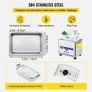 NEW SALE | 0.8L Ultrasonic Cleaners Digital Heater Timer for Cleaning Jewelry Cleaning Eyeglass 35W Stainless steel for Commercial Personal Home Use Image 4