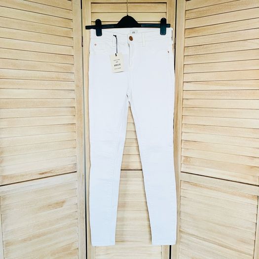 Cream jeans by River Island