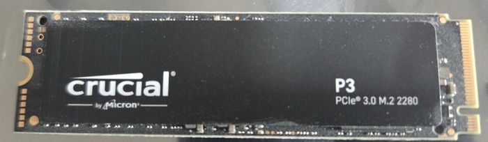 Crucial P3 500gb NVMe M.2 ssd