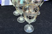 6 Vintage snapps glasses