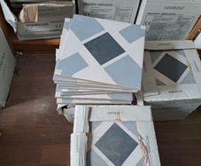 FREE Havana White Cross Porcelain Tiles