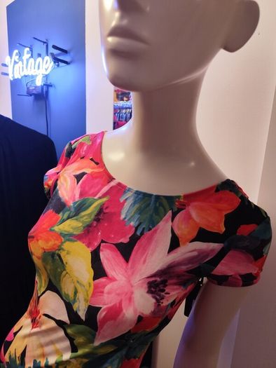 New Floral Stretch Dress