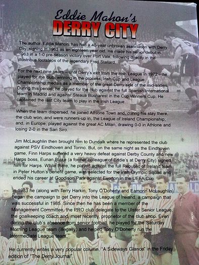 Eddie Mahon's Derry City Ireland Irish Sport