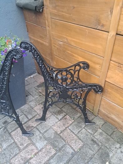 Garden bench ends