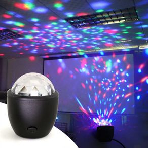Mini Disco Ball Party Stage Projector Lights Mini Led Voice Activated USB Crystal Magic Ball Flash DJ Lights for Home KTV Bar Car #20