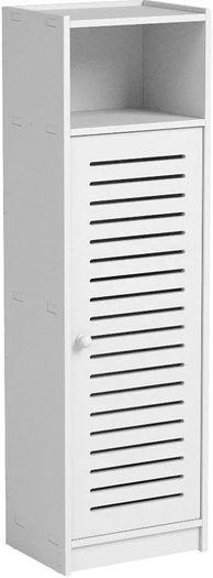 Waterproof Bathroom Cabinets, Storage Accessories Floor Standing Cabinet for Bathroom,Furniture for Bedroom Kitchen Hallway,Storage Cupboard Unit with Daily use Layer 80x20x24cm