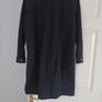 Black denim coat dress XL Image 4