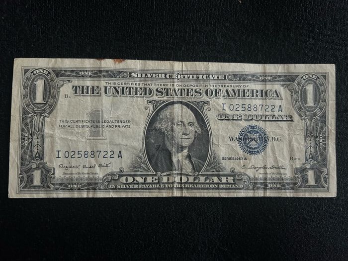One dollar from USA 1957 "A" x2