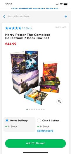 harry potter book set
