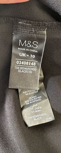 Black M&S dress