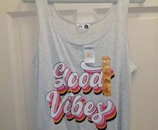 Good vibes tank top 16 to 18 new tags