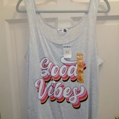 Good vibes tank top 16 to 18 new tags