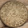 Austria Silver 1929 2 Shillings Theodor Billroth Beautiful Uncirculated Toned Image 4