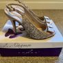 Lunar Elegance Sling Back High Heels, Brand New. Size 6 Image 8