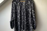 Cos Oversized Printed Cotton Shirt