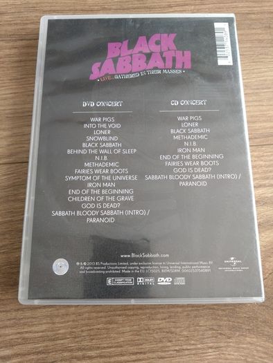 Black Sabbath Live...Gathered in their Masses CD/DVD